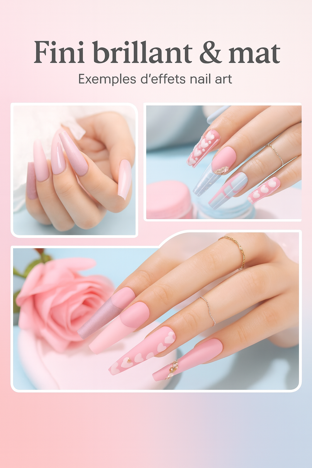 Kit Poly Nail Gel Débutant – Mini Lampe UV, Base & Top Coat, Outils Manucure Complets