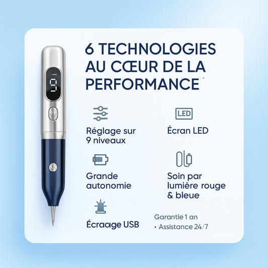 Plasma Pen Fibroblast – Stylo Plasma Anti-Âge & Épiderme Lifting Visage Maison