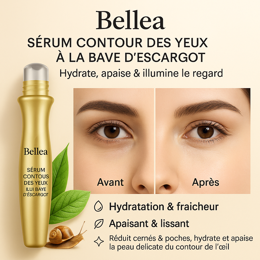 Bellea Crème Visage à la Bave d’Escargot – Anti-Âge & Hydratation