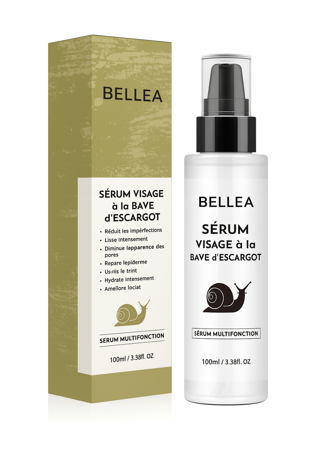 Sérum Collagène d’Escargot | Anti-Âge & Hydratant