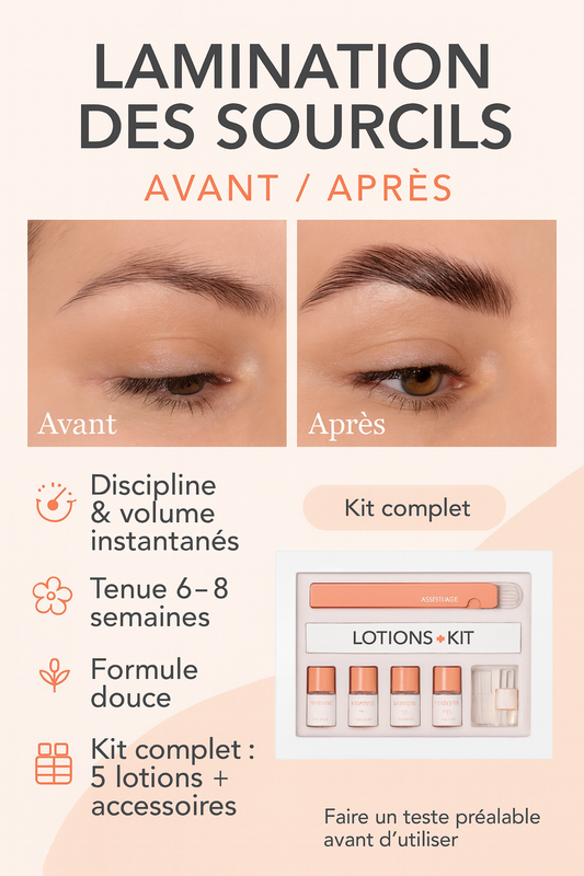 Kit Professionnel Lamination & Lifting des Sourcils – Effet Naturel et Tenue Longue Durée