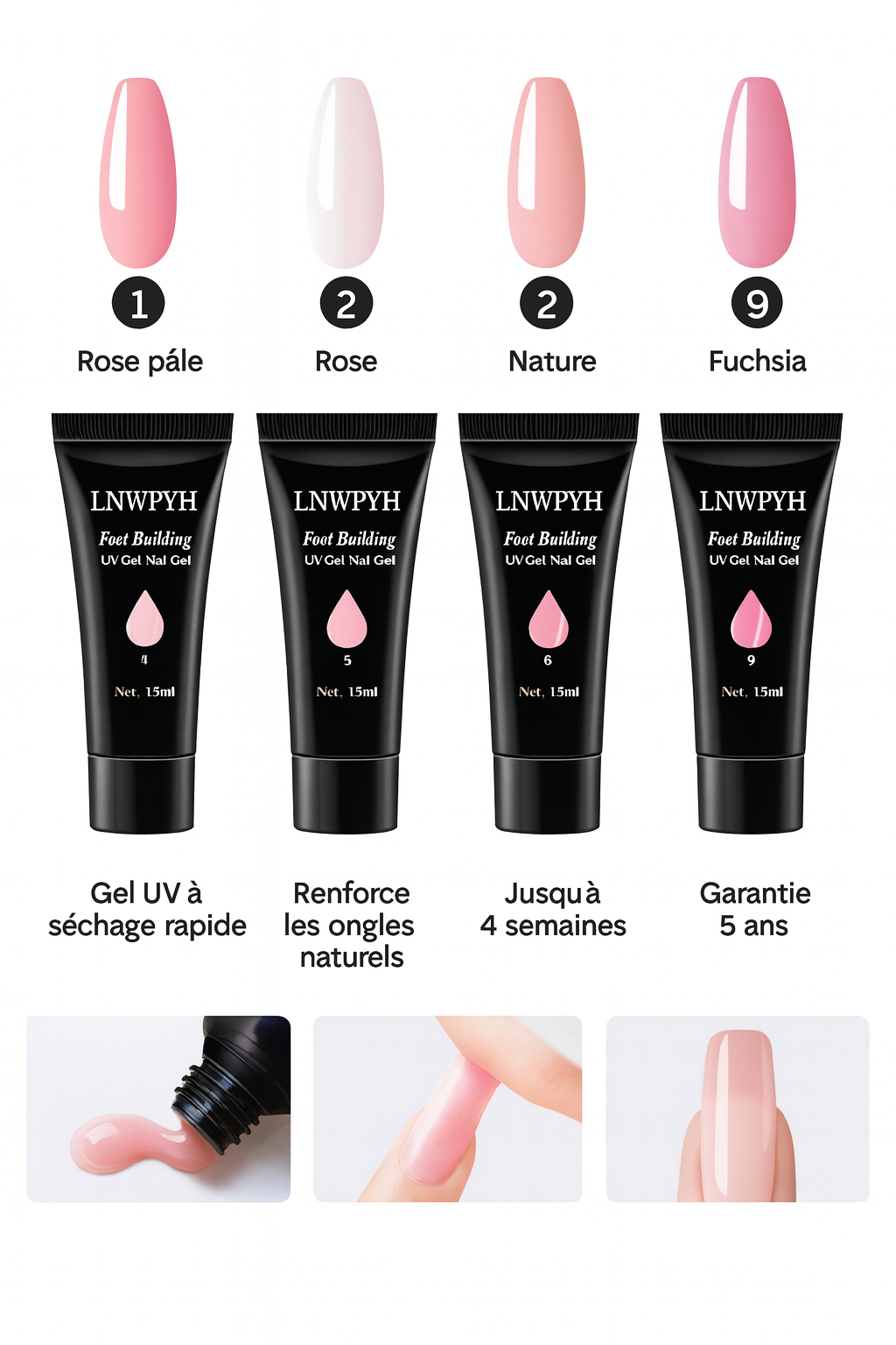 Kit Complet Manucure Gel UV – Lampe LED, Ponceuse Électrique & Vernis Semi-Permanent