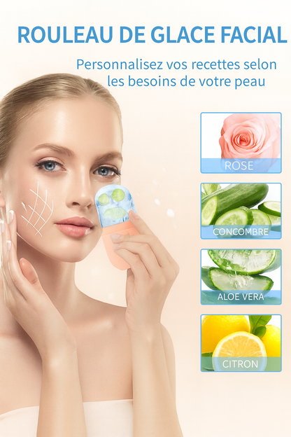 Kit 3 en 1 Gua Sha & Roller Visage Inox – Massage Lifting, Anti-Âge & Effet Glacé