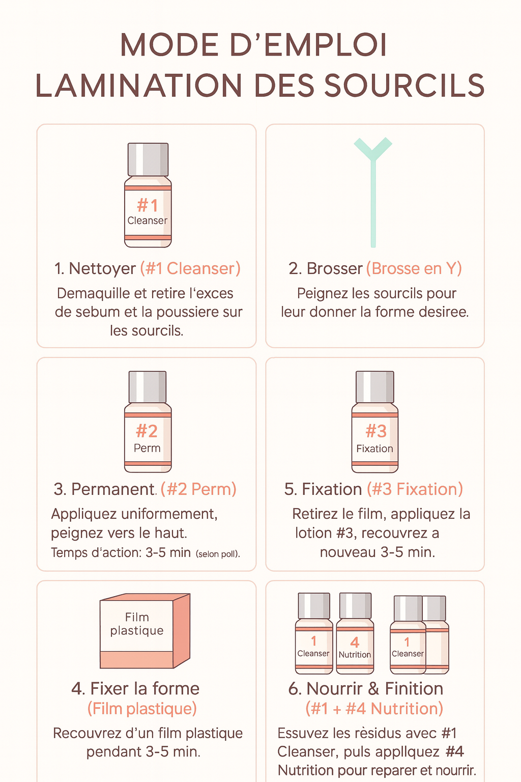 Kit Professionnel Lamination & Lifting des Sourcils – Effet Naturel et Tenue Longue Durée